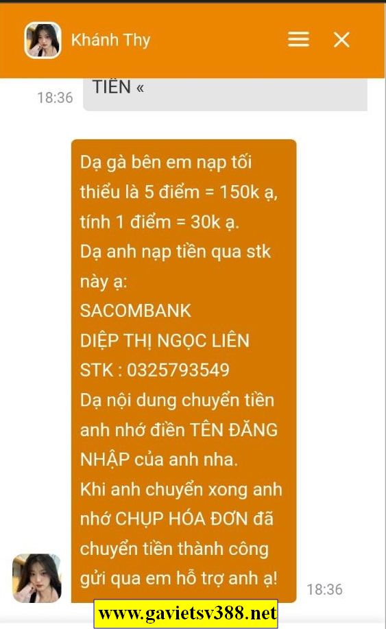 Nhân viên hỗ trợ STK giao dịch >> tiến hành "giao dịch" và "chụp hóa đơn" gửi lại để xác nhận